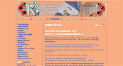 Desktop Screenshot of katrins-seifenmanufaktur.de