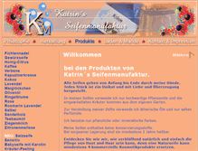 Tablet Screenshot of katrins-seifenmanufaktur.de